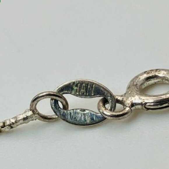 Sterling Silver Garden Trowel Pendant Necklace Italy Box Chain - Picture 14 of 14